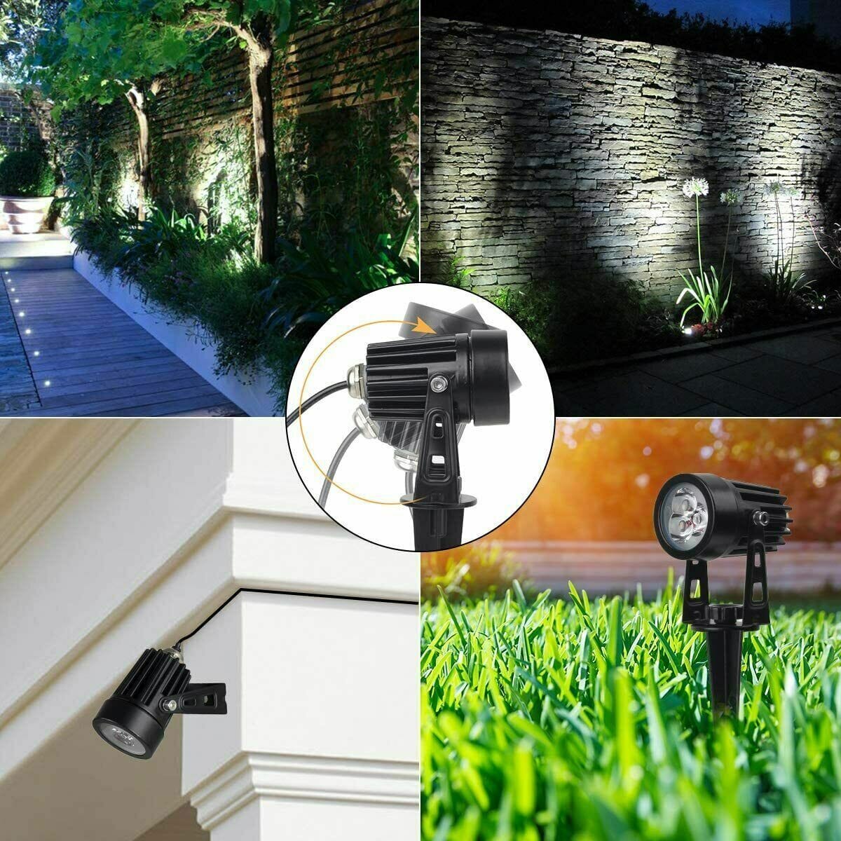 SolaSpot® | Outdoor Dusk to Dawn Solar Spot Lights | Uplight / Downlight | 4-Pack