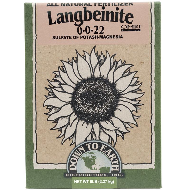Fertilizante Langbeinita 0-0-22 (caja de 5 lb)