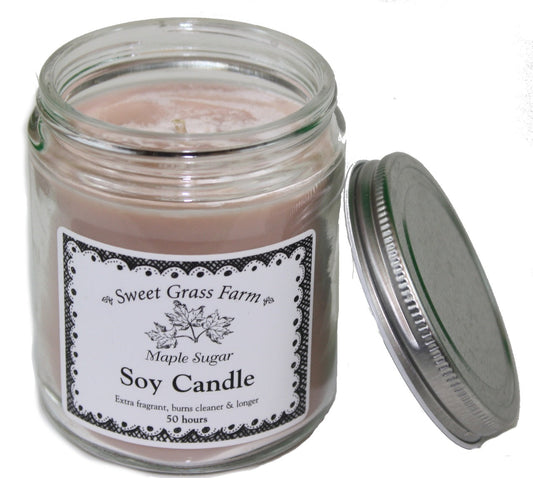 Sweet Grass Farm 6.5 Ounce Soy Candle - Maple Sugar - Tampa Home & Garden Store