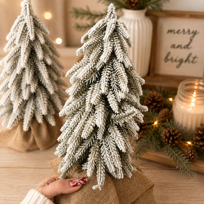 Sapins de Noël enneigés NOUVEAU