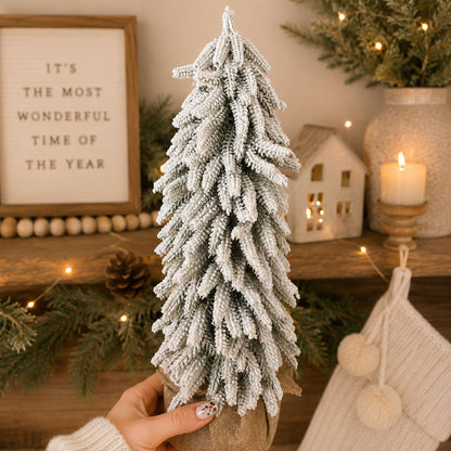 Sapins de Noël enneigés NOUVEAU