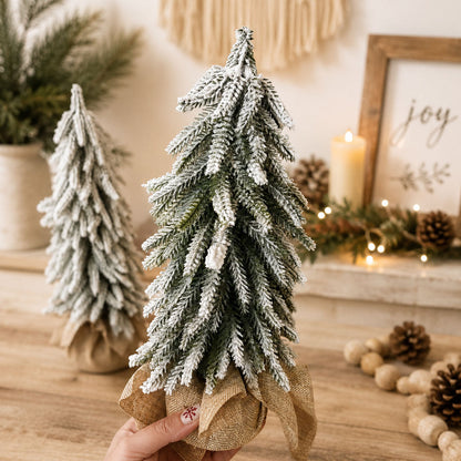 Sapins de Noël enneigés NOUVEAU