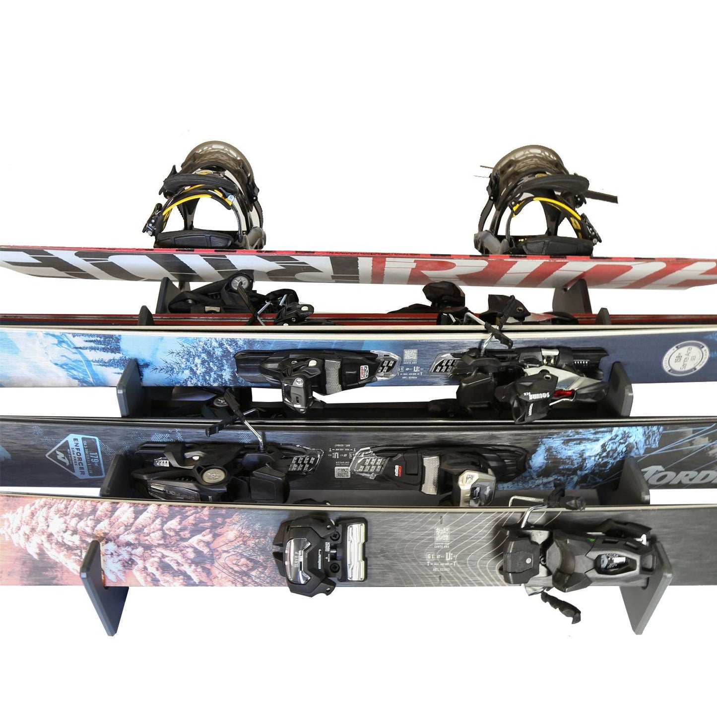 Trapski LowPro 5 XL Insert pour porte-skis et snowboards pour coffre de toit | Plastique PEHD de qualité marine | Sangle de qualité supérieure incluse | Garantie de 3 ans | Fabriqué aux États-Unis | Entreprise détenue par des vétérans