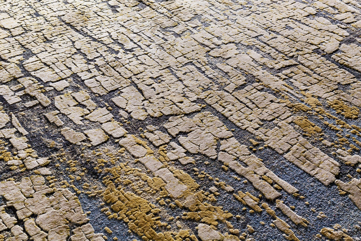 Latour Carpet - Clearance rug by Boutique Rugs with beige-tan textured geometric pattern on Tampa Home & Garden Store