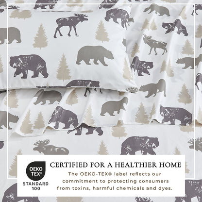 Lodge Printed Sheet Set and the Rustic Print