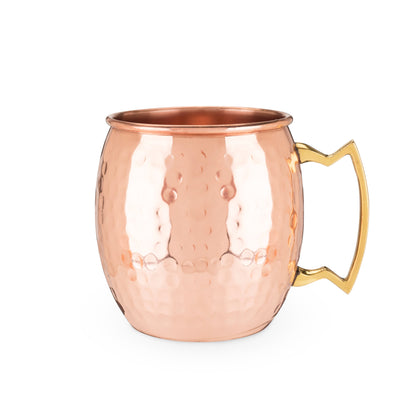 Stylish Hammered Copper Moscow Mule Mug for Home