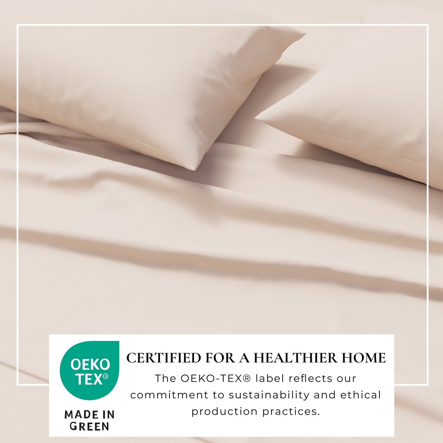 Heathered Jersey and Cotton Blend Bed Sheets