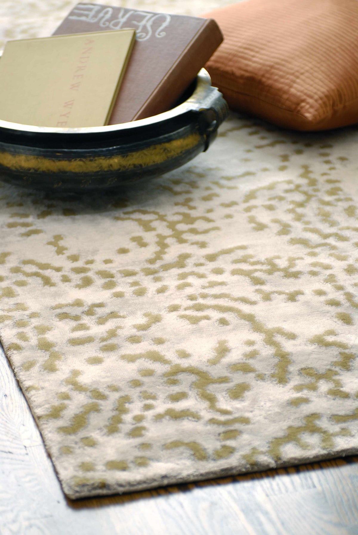 Pensacola Tan premium wool & viscose rug in tan/cream with soft pile Boutique Rugs on Tampa Home & Garden Store
