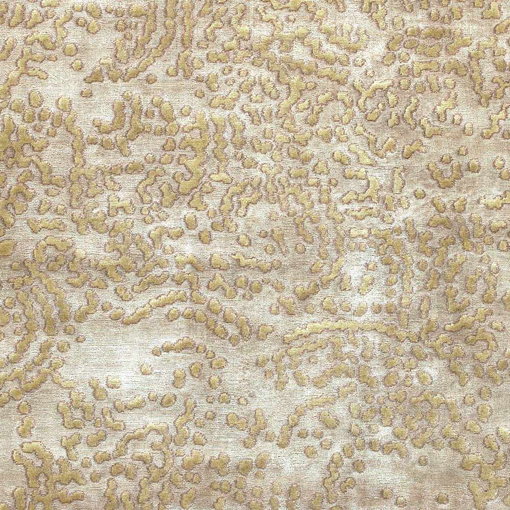 Pensacola Tan Wool & Viscose Rug by Boutique Rugs, tan with gold abstract pattern clearance on Tampa Home & Garden Store