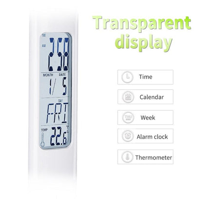 Stevvex LED Desk Lamp ST125163AYX foldable dimmable touch rechargeable with calendar thermometer on Tampa Home & Garden Store