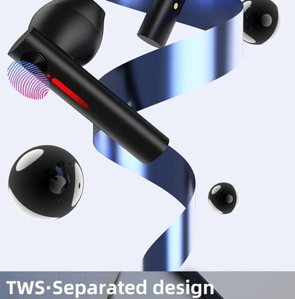 Stevvex wireless in-ear headphones black with magnetic earbuds built-in mic Bluetooth 5.0 sport on Tampa Home & Garden Store