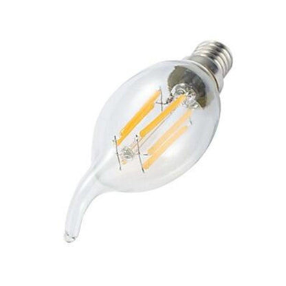 LED filament E14 bulb Stevvex, glass candle bulb, 3000K soft white, 250 lm on Tampa Home & Garden Store
