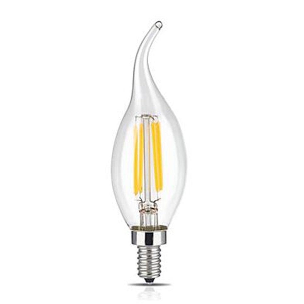 LED Filament Bulb E14 Stevvex clear glass candle bulb 3000K on Tampa Home & Garden on Tampa Home & Garden Store