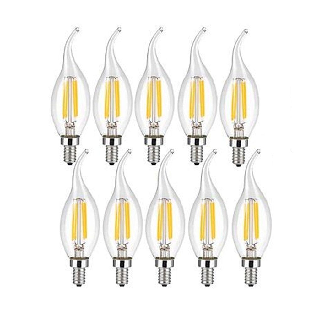 Stevvex E14 LED Filament Bulbs 10-pack warm white 3000K 250lm dimmable on Tampa Home & Garden Store