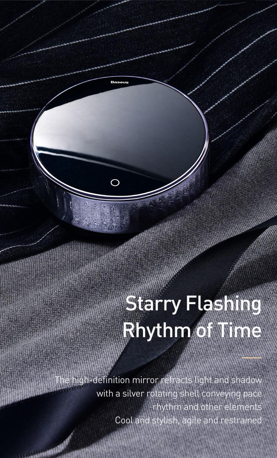 Round magnetic LED kitchen timer by Baseus with touch button for cooking on Tampa Home & Garden Store