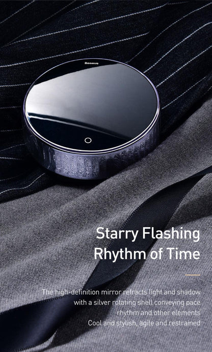 Round magnetic LED kitchen timer by Baseus with touch button for cooking on Tampa Home & Garden Store