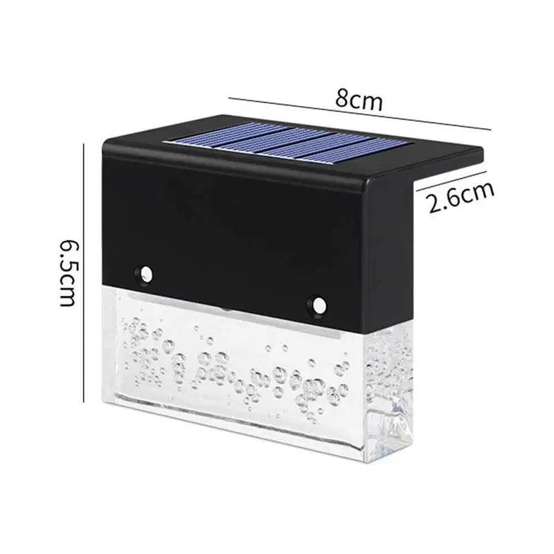 Led Solar Fence Light Outdoor Garden Decor Lamp