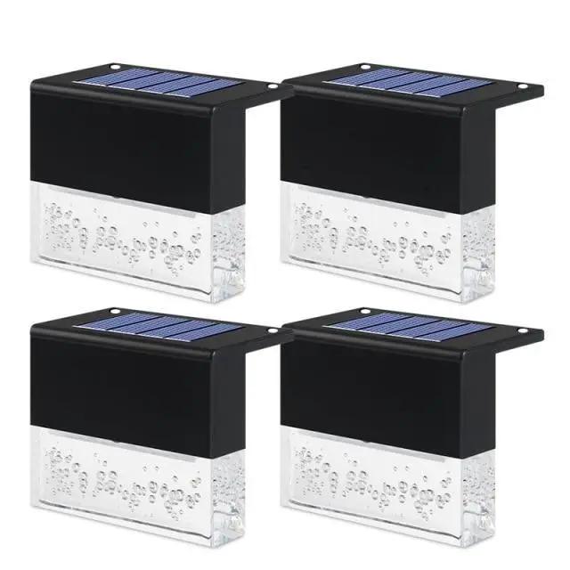 Led Solar Fence Light Outdoor Garden Decor Lamp