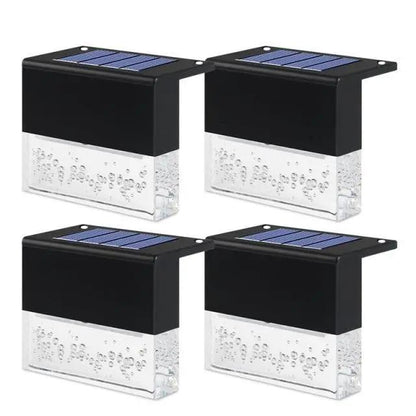 Led Solar Fence Light Outdoor Garden Decor Lamp