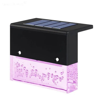 Led Solar Fence Light Outdoor Garden Decor Lamp