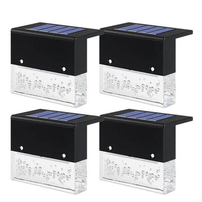 Led Solar Fence Light Outdoor Garden Decor Lamp