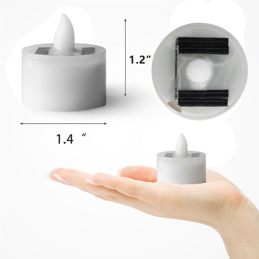 Led Solar Lamp and Flameless Tea Lights for Home