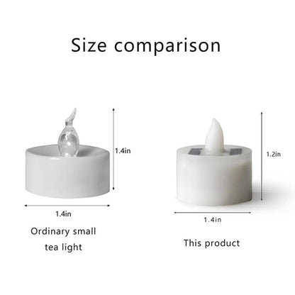 Led Solar Lamp and Flameless Tea Lights for Home