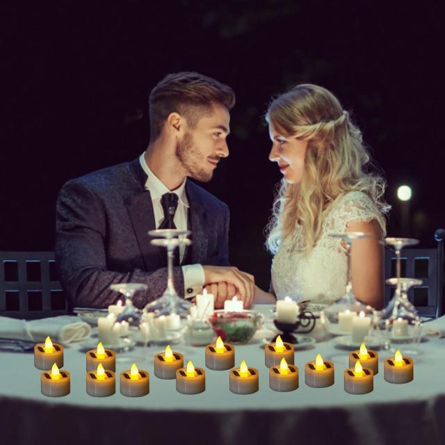 Led Solar Lamp and Flameless Tea Lights for Home