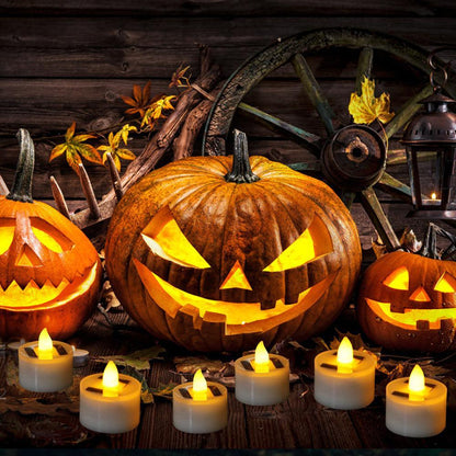 Led Solar Lamp and Flameless Tea Lights for Home