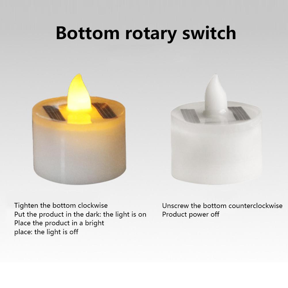 Led Solar Lamp and Flameless Tea Lights for Home