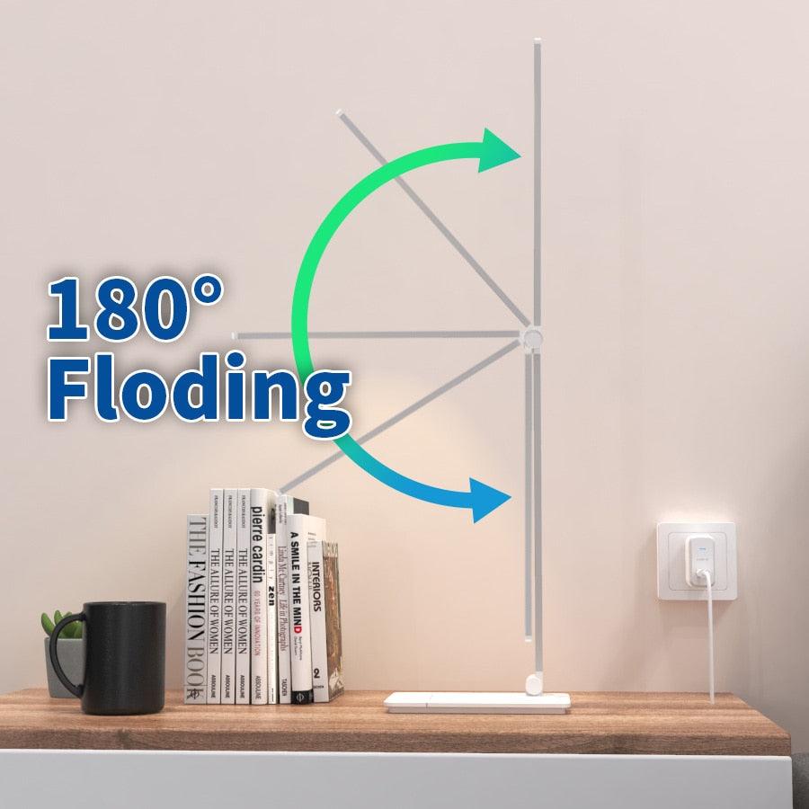 Stevvex LED Desk Lamp 180° folding rotatable arm, touch switch, USB powered on Tampa Home & Garden Store