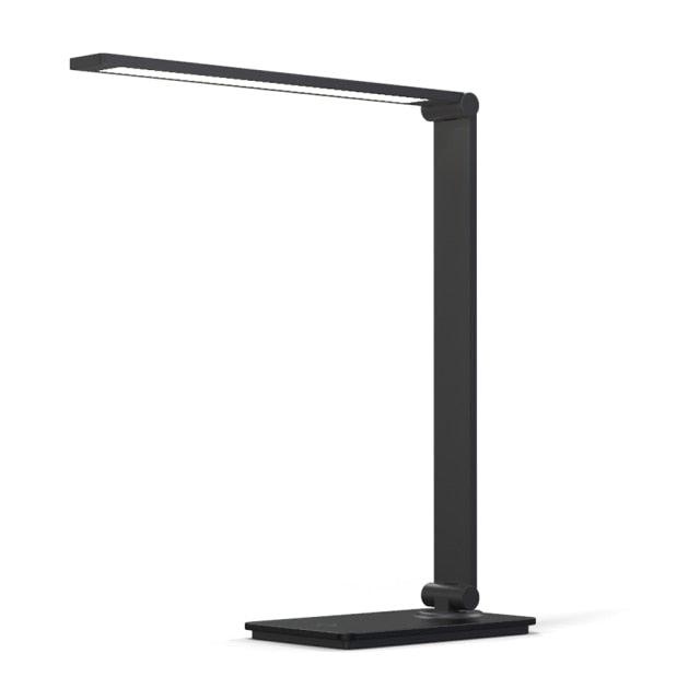 Stevvex black LED desk lamp with foldable rotatable arm and touch switch, USB powered on Tampa Home & Garden Store