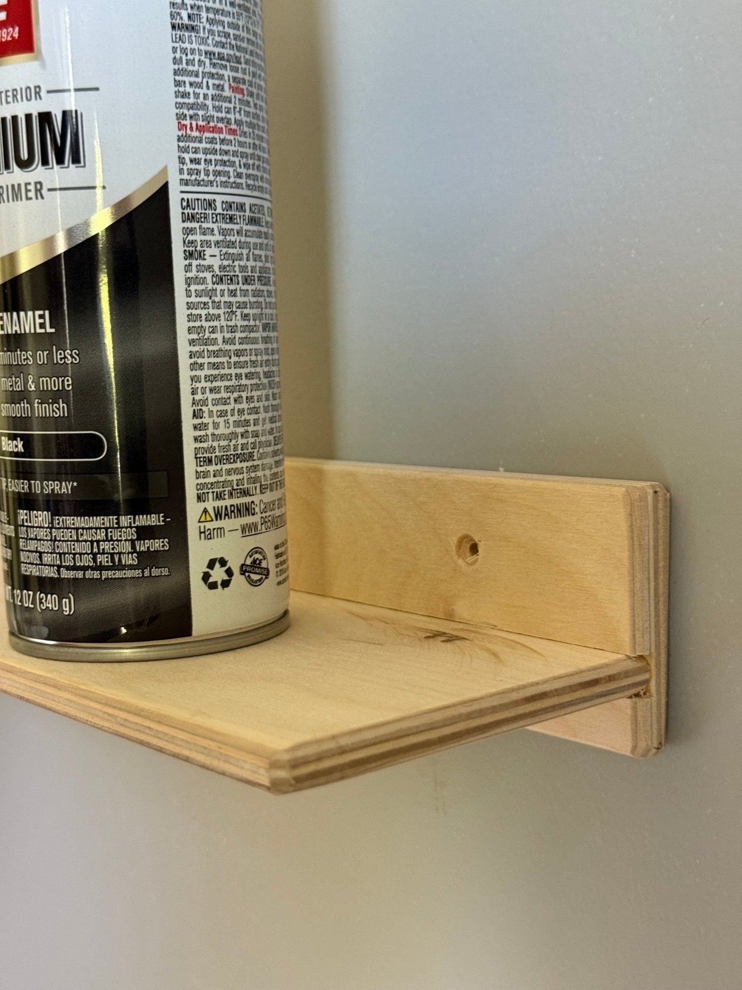 Ledge Shelf – Garage Organization for Bottles & Cans