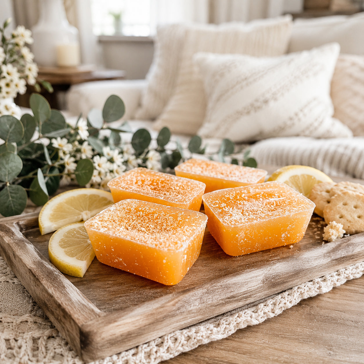 Lemon Shortbread Wax Melts XL Fresh Lemon Scent