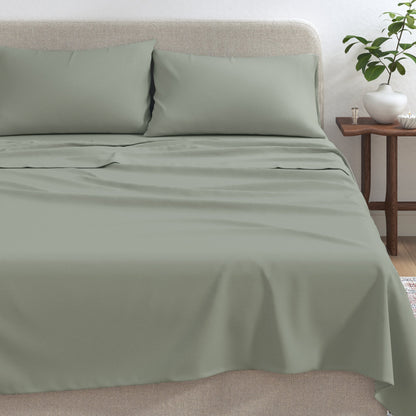 the Soft Organic Cotton Jersey Knit Bed Sheets