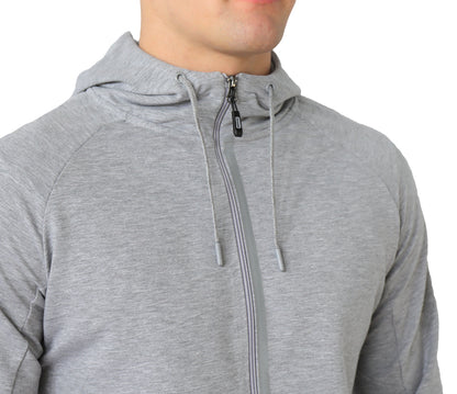 Premium Full Zip Hooded Sweatshirt and Slim Fit