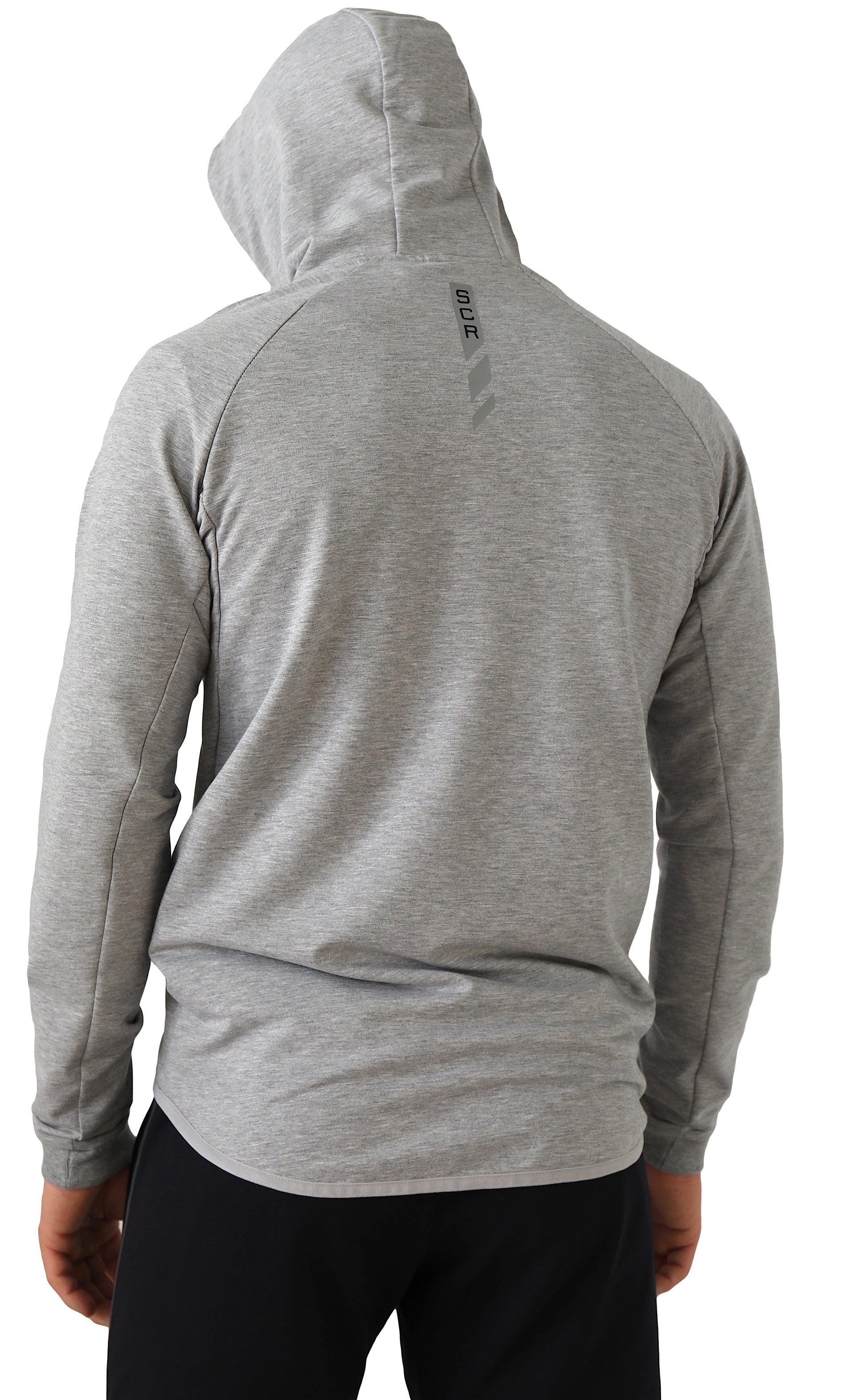 All-Day Comfort Hooded Sweatshirt Slim Fit in heather gray by SCR Sportswear on Tampa Home & Garden Store