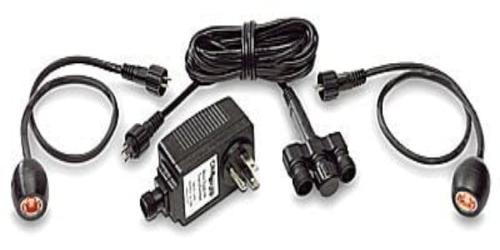 Little Giant LED EggLite Cord for fountains; black power cord with dual LED light heads Rivendell on Tampa Home & Garden Store