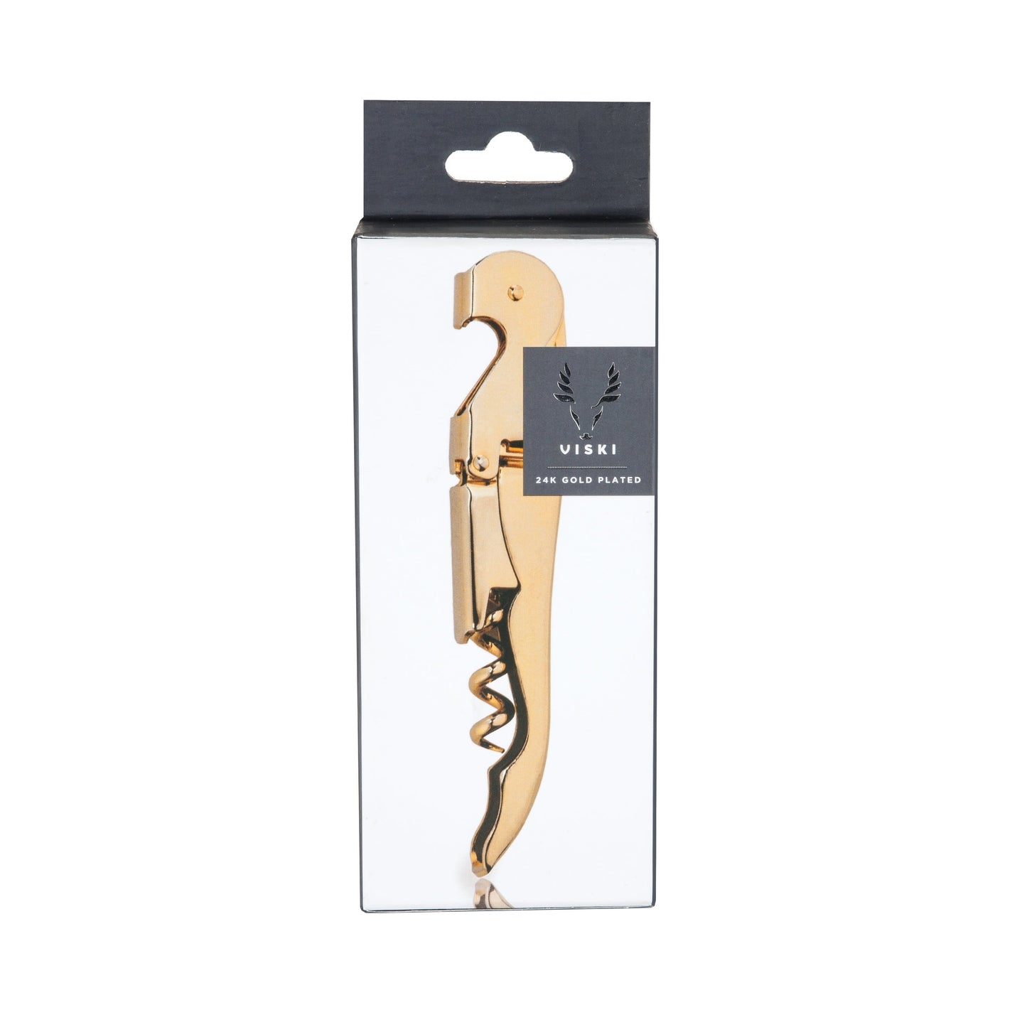 Viski Belmont Waiter Corkscrew and 24K Gold Plate