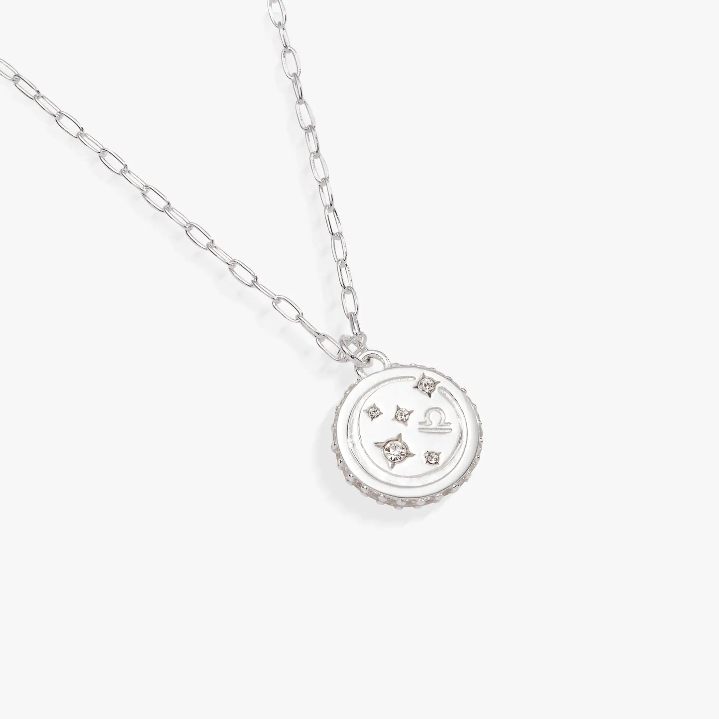 Alex and Ani Libra Zodiac Precious Necklace with silver-tone chain and zodiac pendant on Tampa Home & Garden Store
