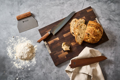 Comfortable Kitchen Bench and Dough Scraper
