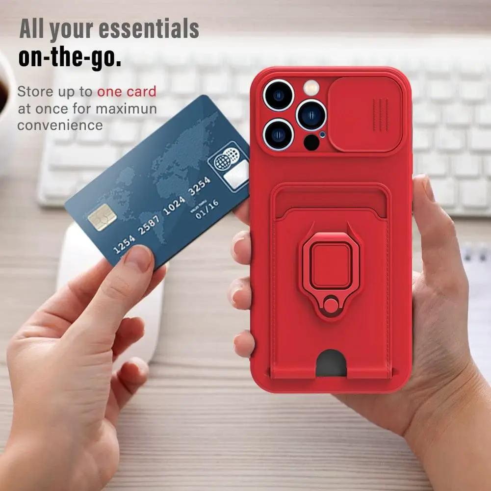 Lightweight Heavy Duty Case With Kickstand Ring