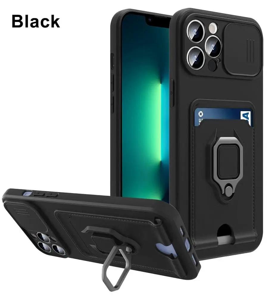 Lightweight Heavy Duty Case With Kickstand Ring