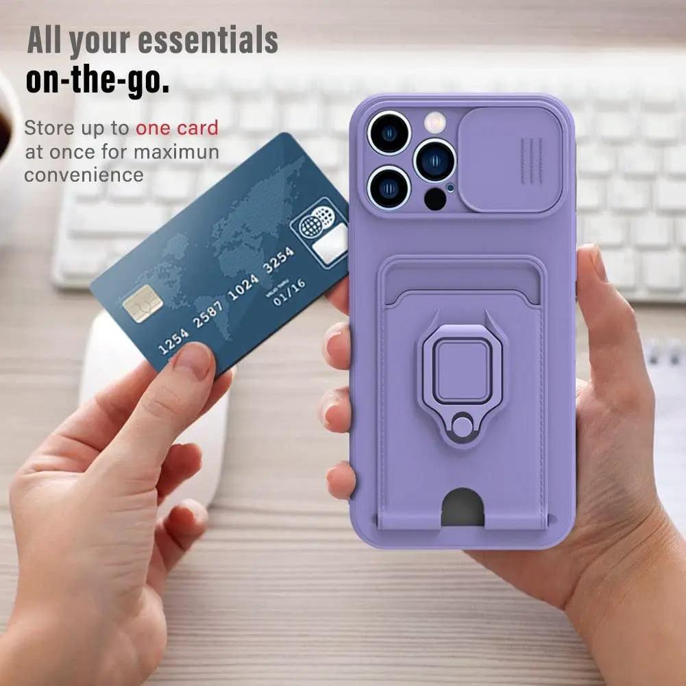 Lightweight Heavy Duty Case With Kickstand Ring