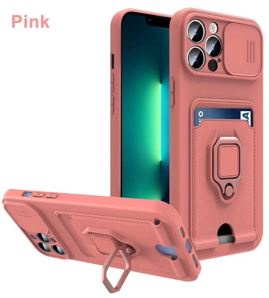 Lightweight Heavy Duty Case With Kickstand Ring
