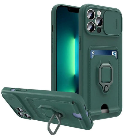 Lightweight Heavy Duty Case With Kickstand Ring