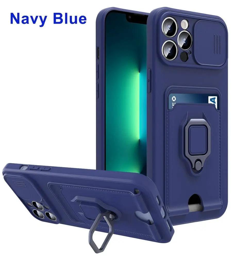 Lightweight Heavy Duty Case With Kickstand Ring