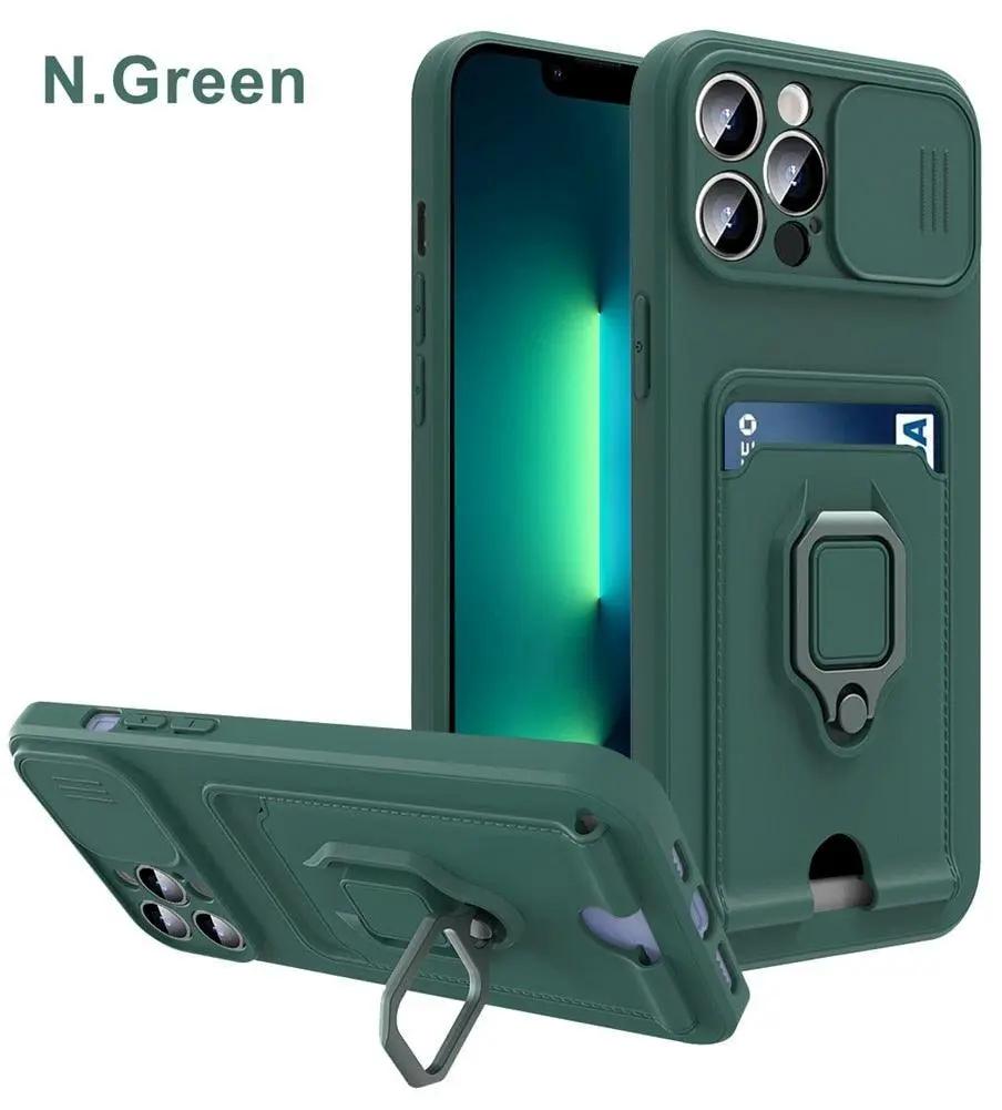 Lightweight Heavy Duty Case With Kickstand Ring