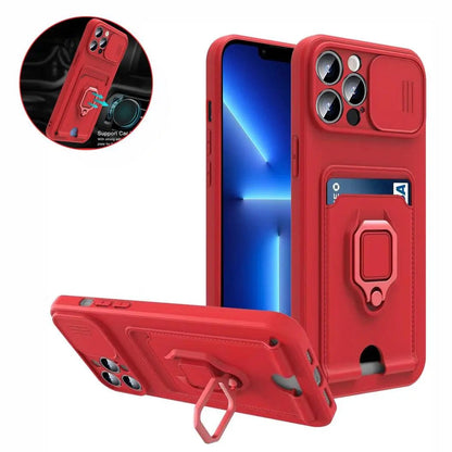 Lightweight Heavy Duty Case With Kickstand Ring