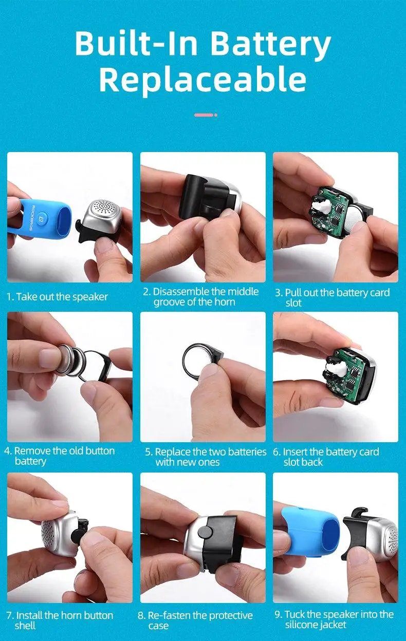 Lightweight Portable Bicycle Bell 90dB Horn